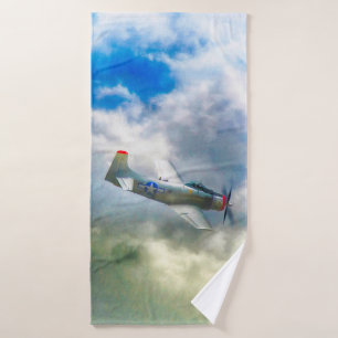 LUCHTVAARTMAATSCHAPPIJEN VAN WW2 BADHANDDOEK