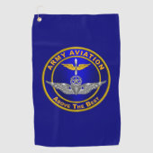 Luchtvaartmaster Wings Golfhanddoek (Voorkant)