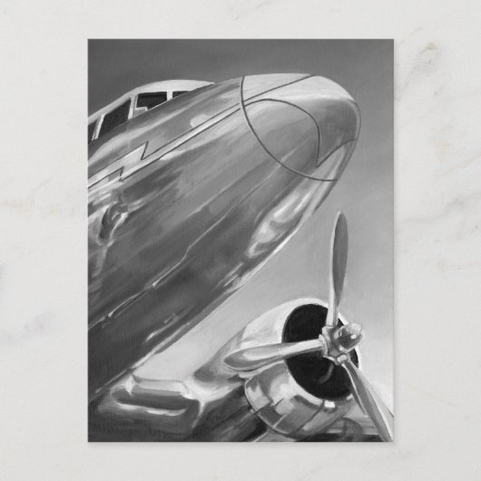 Luchtvaartpictogram: Up-Close-Uitzicht Briefkaart (Voorkant)