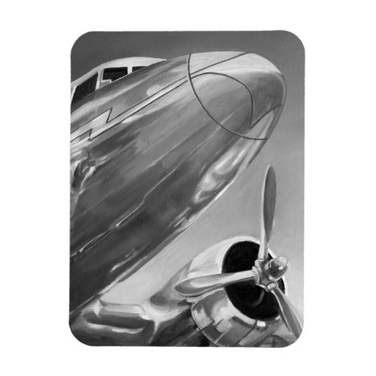 Luchtvaartpictogram: Up-Close-Uitzicht Magneet (Verticaal)