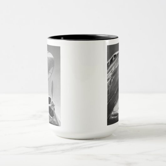 Luchtvaartpictogram: Up-Close-Uitzicht Mok (Midden)