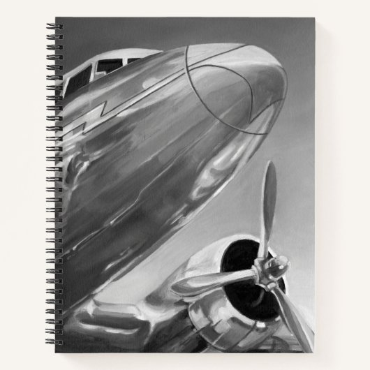 Luchtvaartpictogram: Up-Close-Uitzicht Notitieboek (Voorkant)