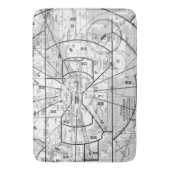 Luchtvaartschema Badmat (Voorkant Verticaal)