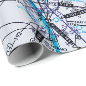 Luchtvaartschema Cadeaupapier (Rol Hoek)