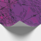 Luchtvaartschema Cadeaupapier (Hoek)