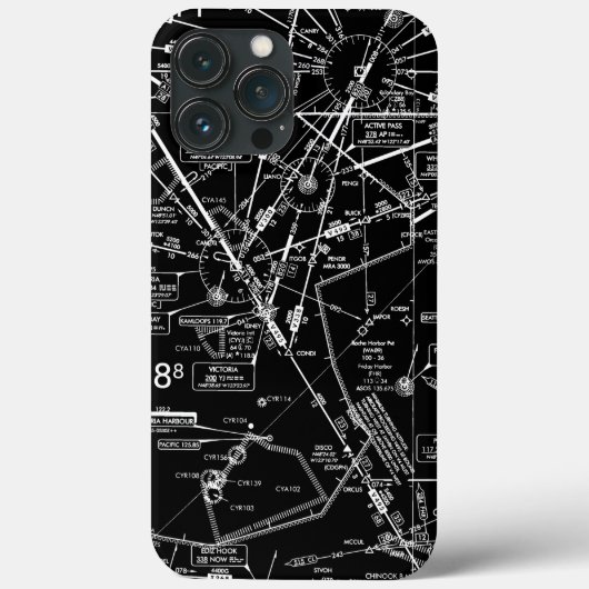Luchtvaartschema Case-Mate iPhone Case (Achterkant)