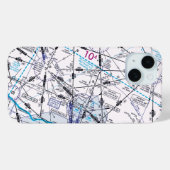 Luchtvaartschema Case-Mate iPhone Case (Achterkant (horizontaal))