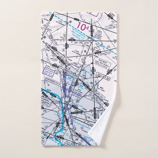 Luchtvaartschema Handdoek (Handdoek)