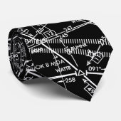 Luchtvaartschema Stropdas (Opgerold)