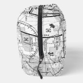 Luchtvaartschema Toilettasje (Rechts)