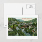 Luchtvaartstation van de stad Dunsmuir, CA Briefkaart (Voorkant / Achterkant)