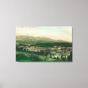 Luchtvaartstation van het station van Weed te Mt.  Canvas Afdruk