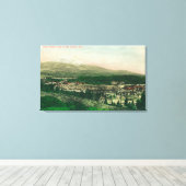 Luchtvaartstation van het station van Weed te Mt. Canvas Afdruk (Insitu (Houten vloer))