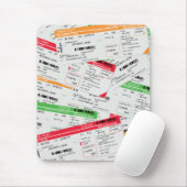 Luchtvaarttickets Muismat (Met muis)