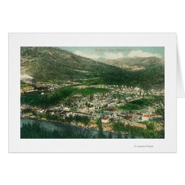 LuchtvaartUitzicht van de stad Kennett, CA (Voorkant Horizontaal)