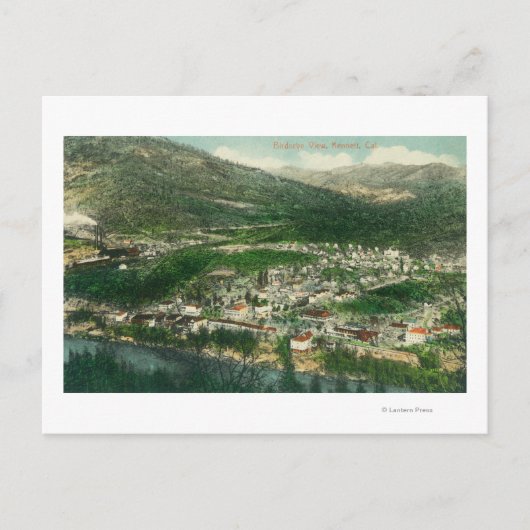 LuchtvaartUitzicht van de stad Kennett, CA Briefkaart (Voorkant)