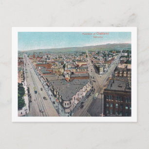 LuchtvaartUitzicht van de stad Oakland, CA Briefkaart