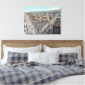 LuchtvaartUitzicht van de stad Oakland, CA Canvas Afdruk (Insitu (Slaapkamer))