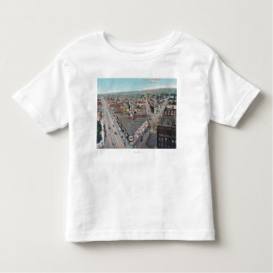 LuchtvaartUitzicht van de stad Oakland, CA Kinder Shirts