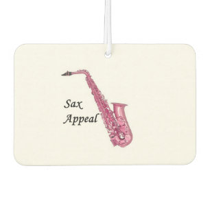 luchtverfrisser met saxofoon