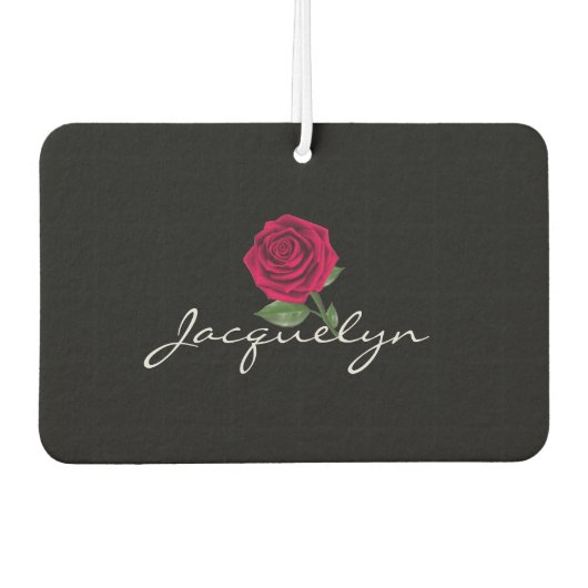 Luchtverfrisser - Naam Roos (Voorkant)