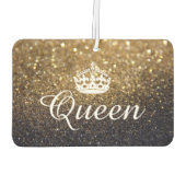 Luchtverfrisser - Queen Crown Glitter Goud (Achterkant)