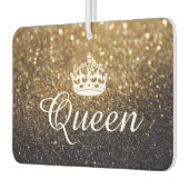 Luchtverfrisser - Queen Crown Glitter Goud (Links)