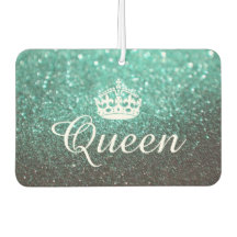 Luchtverfrisser - Queen Crown Glitter Groen