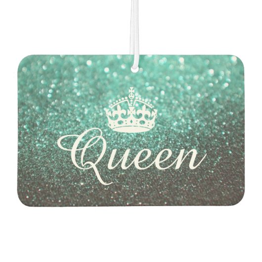 Luchtverfrisser - Queen Crown Glitter Groen (Voorkant)