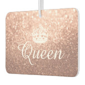 Luchtverfrisser - Queen Crown Glitter Roos Gold (Links)