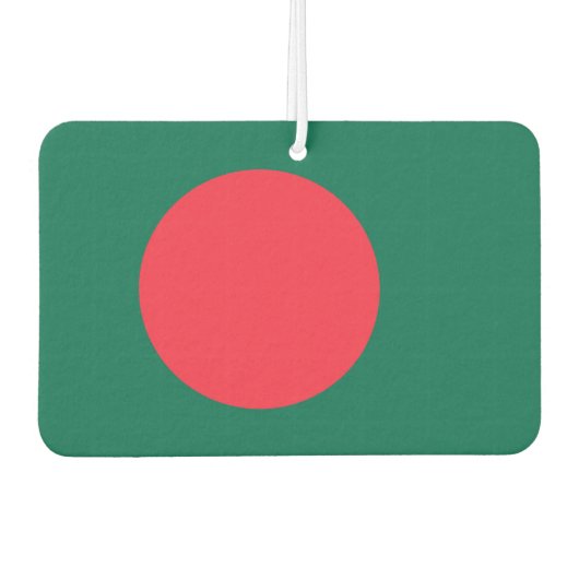 Luchtverfrissers met vlag van Bangladesh Luchtverfrisser (Voorkant)