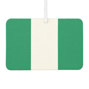 Luchtverfrissers met vlag van Nigeria Luchtverfrisser