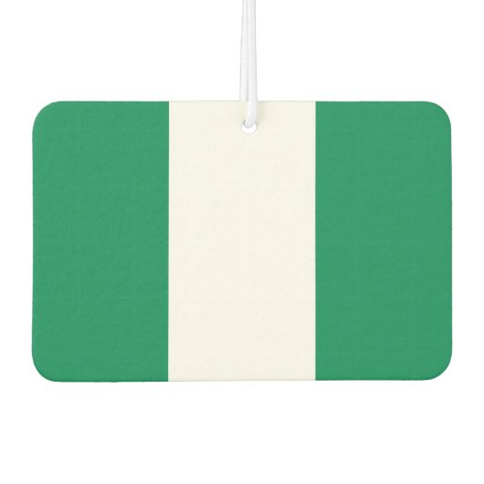 Luchtverfrissers met vlag van Nigeria Luchtverfrisser (Voorkant)