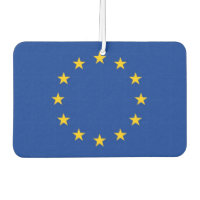Luchtverfrissers voor auto's met vlag van de Europ