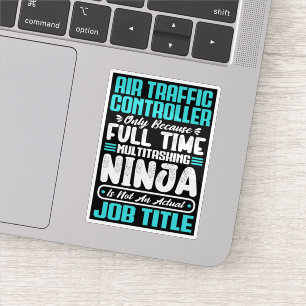 Luchtverkeersleider Functie Titel Beroep Grappig Sticker