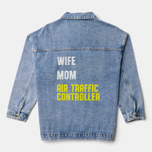 Luchtverkeersleidingsluchtverkeersleiding luchtver denim jacket