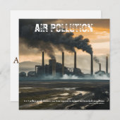Luchtvervuiling (2023) Kaart (Voorkant / Achterkant)