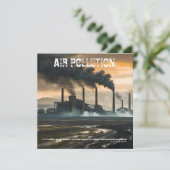 Luchtvervuiling (2023) Kaart (Staand voorkant)