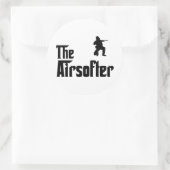 luchtverzachting ronde sticker (Tas)