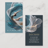 Luchtvliegen Air Yoga Instructeur Pilates Fitness Klantenkaartje (Voorkant / Achterkant)