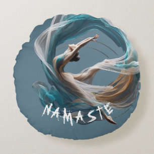 Luchtvliegen Air Yoga Instructeur Pilates Fitness Rond Kussen