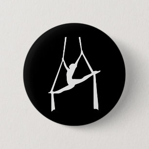 Luchtzijde Danser Trapeze Aerialist Air Yoga Ronde Button 5,7 Cm