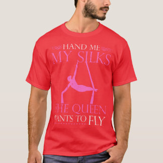 Luchtzijde danser Yoga acrobatiek Aerialist T-shirt