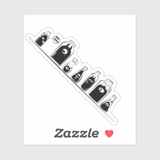 Luci & Demons Personnels - Sticker Désenchantement (Feuille)