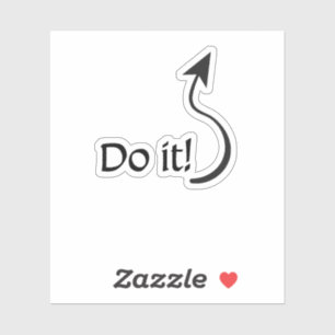 Luci - doe het! - ontgoocheling sticker