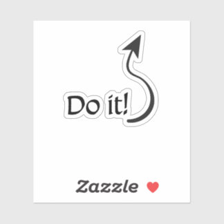 Luci - doe het! - ontgoocheling sticker