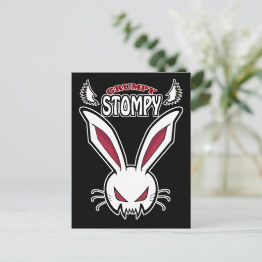 Luci het grumpy stompy briefkaart (Staand voorkant)