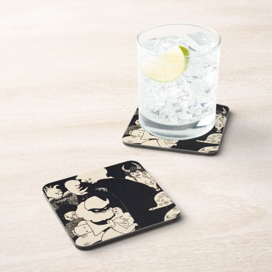 Lucians trange Creatures, illustratie van 'Luc' Bier Onderzetter (Rechterzijde)