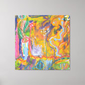 Lucid Dreamer rose arc-en-ciel toile étirée Impres (Recto)