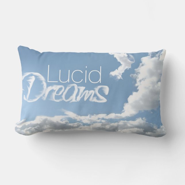 Lucid Dreams Clouds Lumbar Sierkussen Kussen (Voorkant)